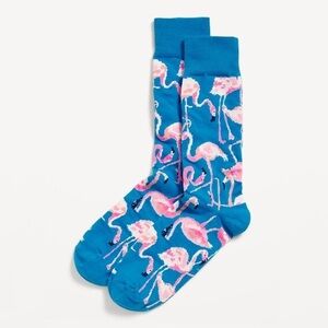 Old Navy Printed Novelty Socks - Flamingo